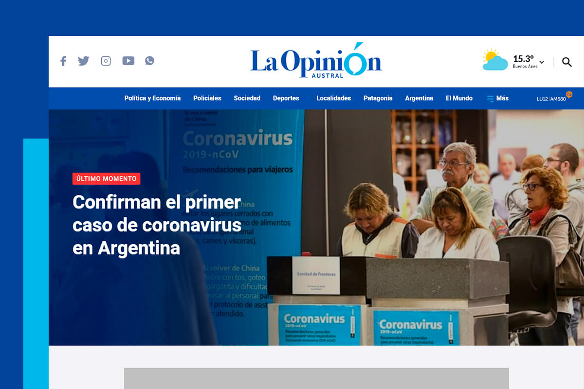 La Opinión Austral en AMP